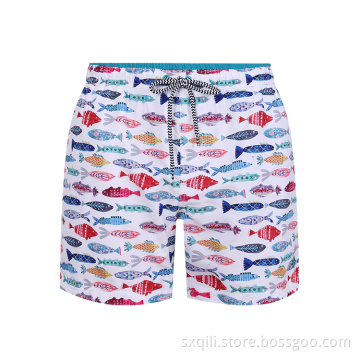 Printed Swimwear Men Swim Trunks Beach Leisure Shorts